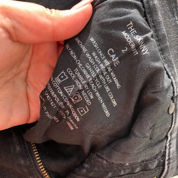 Ann Taylor The Skinny Modern Fit Black Skinny jean - Picture 2 of 7